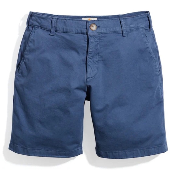 MARINE LAYER | 7" Stretch Twill Chino Short in China Blue - Picture 7 of 7